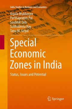 Couverture de l’ouvrage Special Economic Zones in India