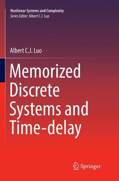 Couverture de l’ouvrage Memorized Discrete Systems and Time-delay
