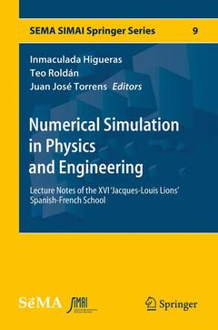 Couverture de l’ouvrage Numerical Simulation in Physics and Engineering