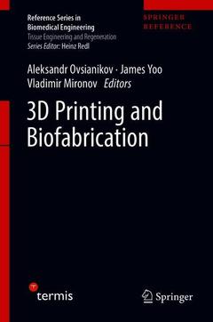 Couverture de l’ouvrage 3D Printing and Biofabrication