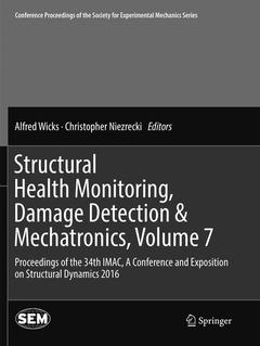 Couverture de l’ouvrage Structural Health Monitoring, Damage Detection & Mechatronics, Volume 7