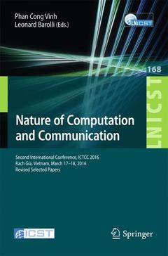 Cover of the book Nature of Computation and Communication