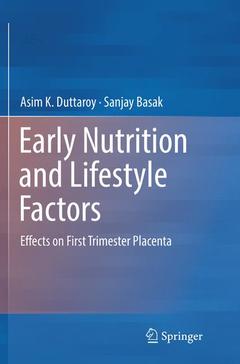 Couverture de l’ouvrage Early Nutrition and Lifestyle Factors