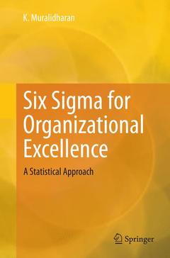 Cover of the book Six Sigma for Organizational Excellence