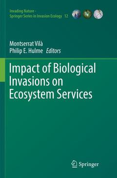 Couverture de l’ouvrage Impact of Biological Invasions on Ecosystem Services