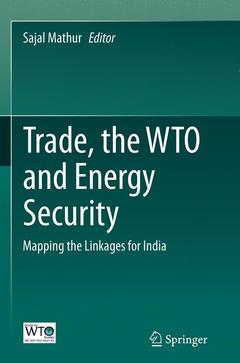 Couverture de l’ouvrage Trade, the WTO and Energy Security