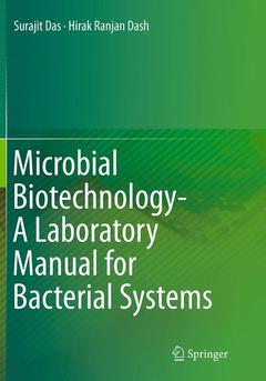 Couverture de l’ouvrage Microbial Biotechnology- A Laboratory Manual for Bacterial Systems