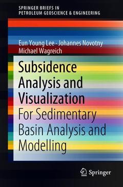 Couverture de l’ouvrage Subsidence Analysis and Visualization