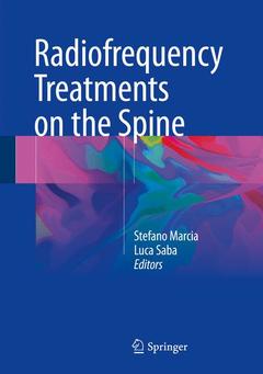Couverture de l’ouvrage Radiofrequency Treatments on the Spine