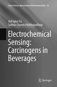 Couverture de l’ouvrage Electrochemical Sensing: Carcinogens in Beverages