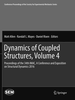 Couverture de l’ouvrage Dynamics of Coupled Structures, Volume 4