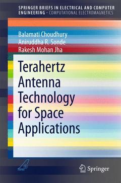 Couverture de l’ouvrage Terahertz Antenna Technology for Space Applications