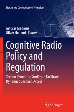 Couverture de l’ouvrage Cognitive Radio Policy and Regulation