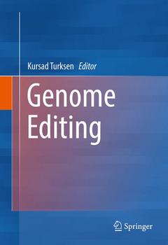 Couverture de l’ouvrage Genome Editing