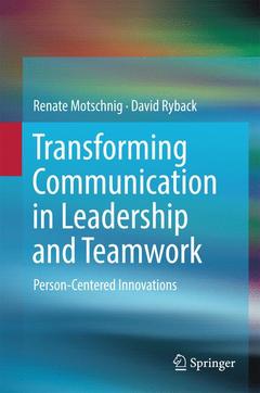 Couverture de l’ouvrage Transforming Communication in Leadership and Teamwork