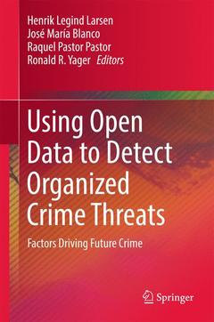Couverture de l’ouvrage Using Open Data to Detect Organized Crime Threats