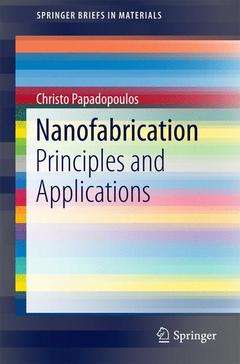 Couverture de l’ouvrage Nanofabrication