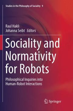 Couverture de l’ouvrage Sociality and Normativity for Robots