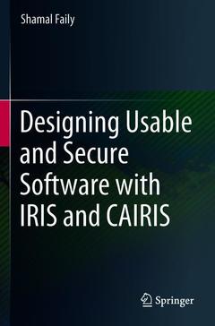 Cover of the book Designing Usable and Secure Software with IRIS and CAIRIS