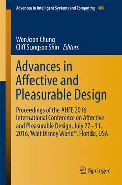 Couverture de l’ouvrage Advances in Affective and Pleasurable Design 