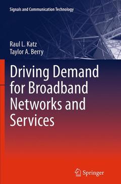 Cover of the book Driving Demand for Broadband Networks and Services