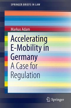Cover of the book Accelerating E-Mobility in Germany