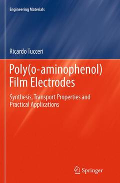 Couverture de l’ouvrage Poly(o-aminophenol) Film Electrodes