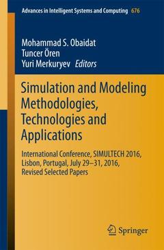 Couverture de l’ouvrage Simulation and Modeling Methodologies, Technologies and Applications