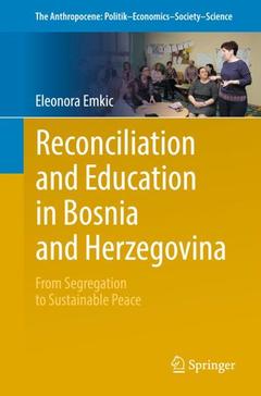 Couverture de l’ouvrage Reconciliation and Education in Bosnia and Herzegovina