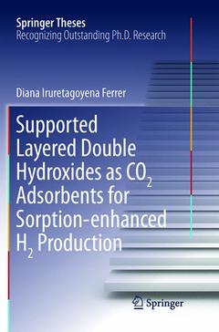 Couverture de l’ouvrage Supported Layered Double Hydroxides as CO2 Adsorbents for Sorption-enhanced H2 Production