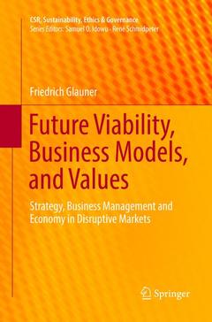 Cover of the book Future Viability, Business Models, and Values