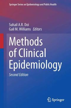 Couverture de l’ouvrage Methods of Clinical Epidemiology
