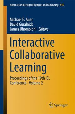 Couverture de l’ouvrage Interactive Collaborative Learning