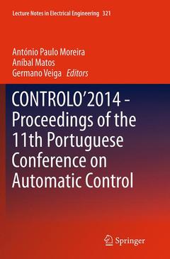 Couverture de l’ouvrage CONTROLO’2014 – Proceedings of the 11th Portuguese Conference on Automatic Control