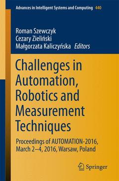 Couverture de l’ouvrage Challenges in Automation, Robotics and Measurement Techniques