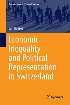 Cover of the book Economic Inequality and Political Representation in Switzerland
