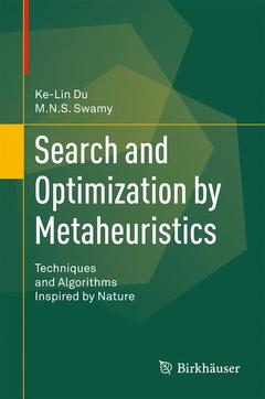 Couverture de l’ouvrage Search and Optimization by Metaheuristics