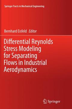 Cover of the book Differential Reynolds Stress Modeling for Separating Flows in Industrial Aerodynamics