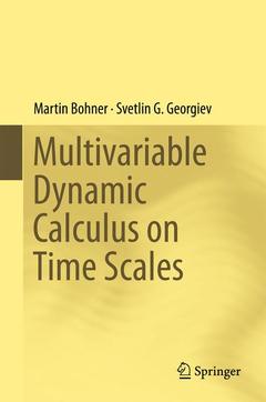 Couverture de l’ouvrage Multivariable Dynamic Calculus on Time Scales