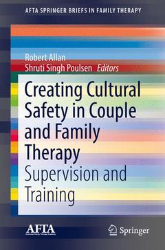 Cover of the book Creating Cultural Safety in Couple and Family Therapy