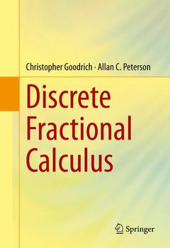 Couverture de l’ouvrage Discrete Fractional Calculus