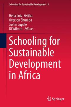 Couverture de l’ouvrage Schooling for Sustainable Development in Africa