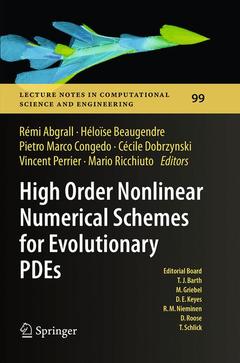 Cover of the book High Order Nonlinear Numerical Schemes for Evolutionary PDEs