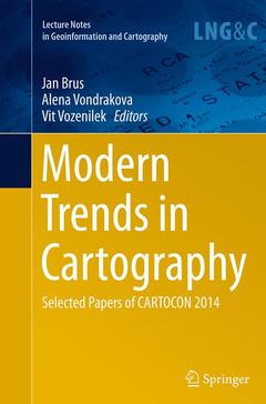 Couverture de l’ouvrage Modern Trends in Cartography