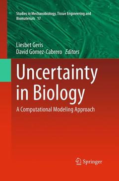 Couverture de l’ouvrage Uncertainty in Biology
