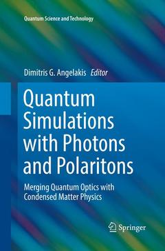 Couverture de l’ouvrage Quantum Simulations with Photons and Polaritons