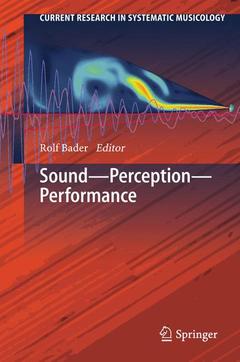 Couverture de l’ouvrage Sound - Perception - Performance