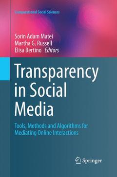 Cover of the book Transparency in Social Media