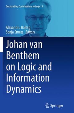 Couverture de l’ouvrage Johan van Benthem on Logic and Information Dynamics