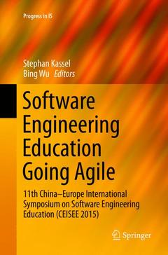Couverture de l’ouvrage Software Engineering Education Going Agile
